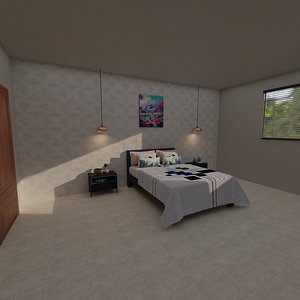Bedroom Assets 3D model