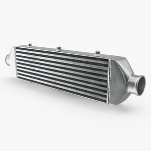 3D Mishimoto Car Intercooler Two Sided Pipes