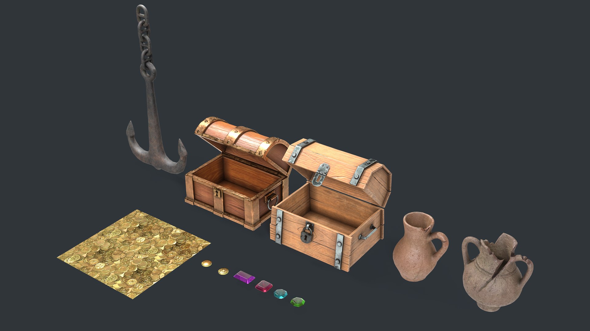 3D Stylized Pirate Treasure model https://p.turbosquid.com/ts-thumb/We/3LCIGO/gH/8/png/1701172231/1920x1080/fit_q87/8b9ccdc85f75dbdcdb6d7bc513ba573c377facda/8.jpg