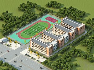 Modern Education Complex model
