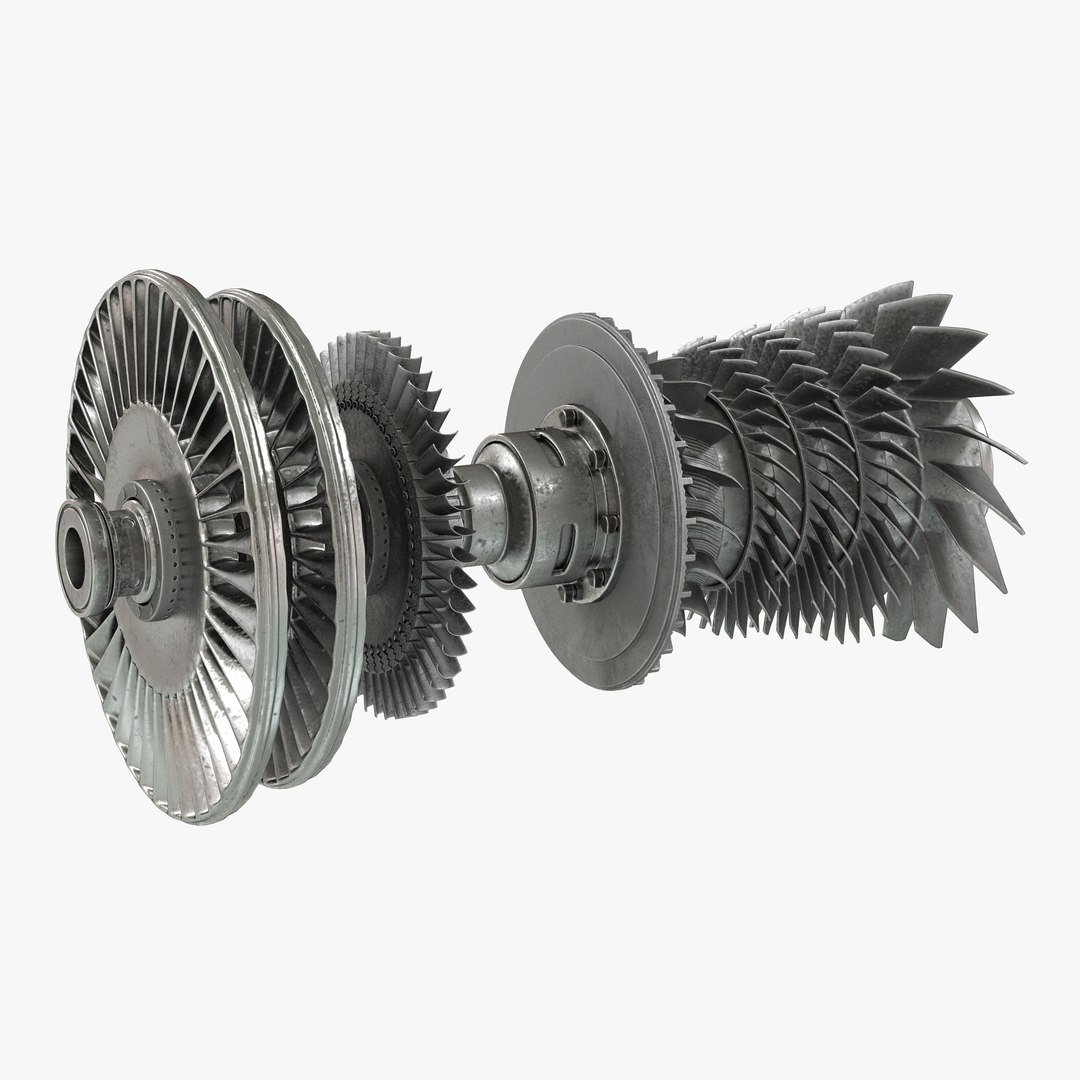 Turbine 3 3D model preview