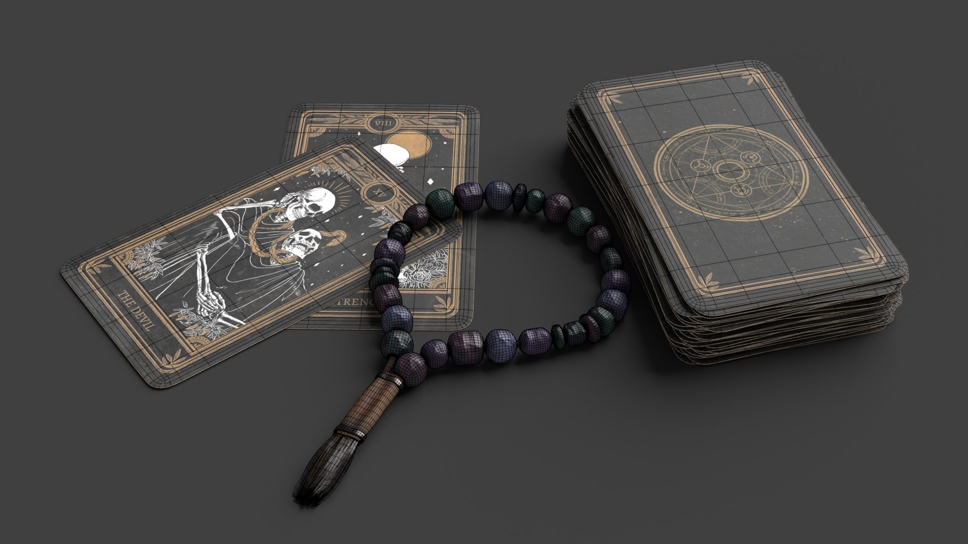 Tarot Cards and Beads 3D https://p.turbosquid.com/ts-thumb/We/72w4qg/9F/wire_0001/jpg/1633537665/1920x1080/fit_q87/2447d4e0884ef9d07c09c5b0e5c5473f530e677a/wire_0001.jpg