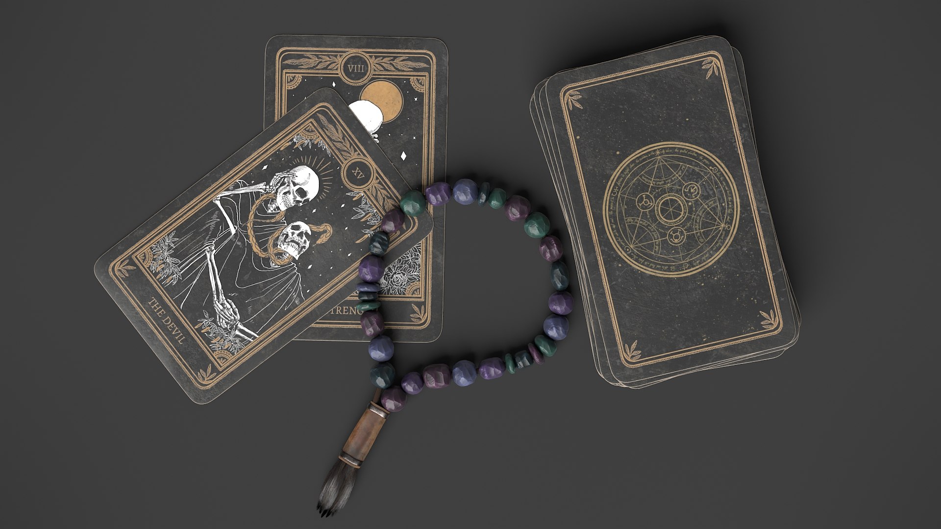 Tarot Cards and Beads 3D https://p.turbosquid.com/ts-thumb/We/72w4qg/Dq/preview_0007/jpg/1633537666/1920x1080/fit_q87/74538ed7c2e686b7deb89a82b16d8043305b9574/preview_0007.jpg