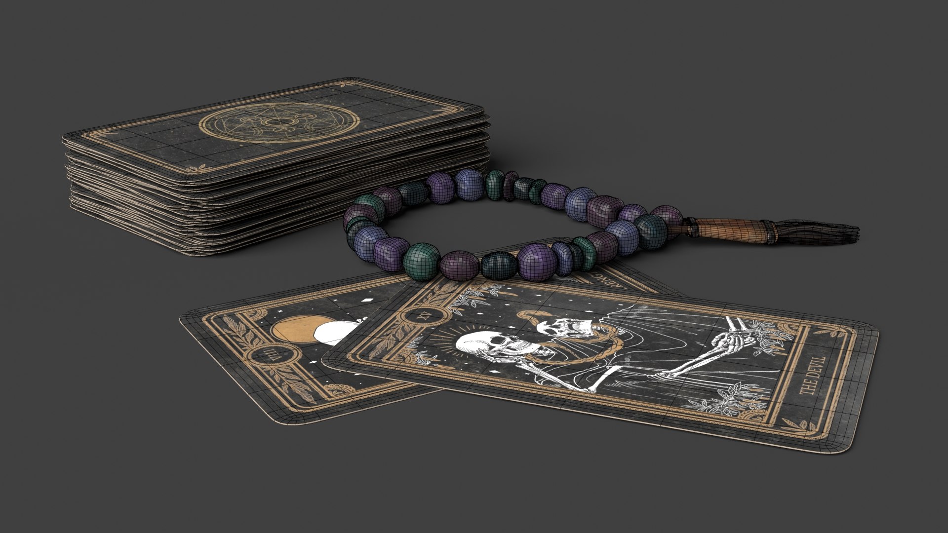 Tarot Cards and Beads 3D https://p.turbosquid.com/ts-thumb/We/72w4qg/FI/wire_0004/jpg/1633537674/1920x1080/fit_q87/64328ee6a967e4ea0a2b8a1272cfb66381a98322/wire_0004.jpg