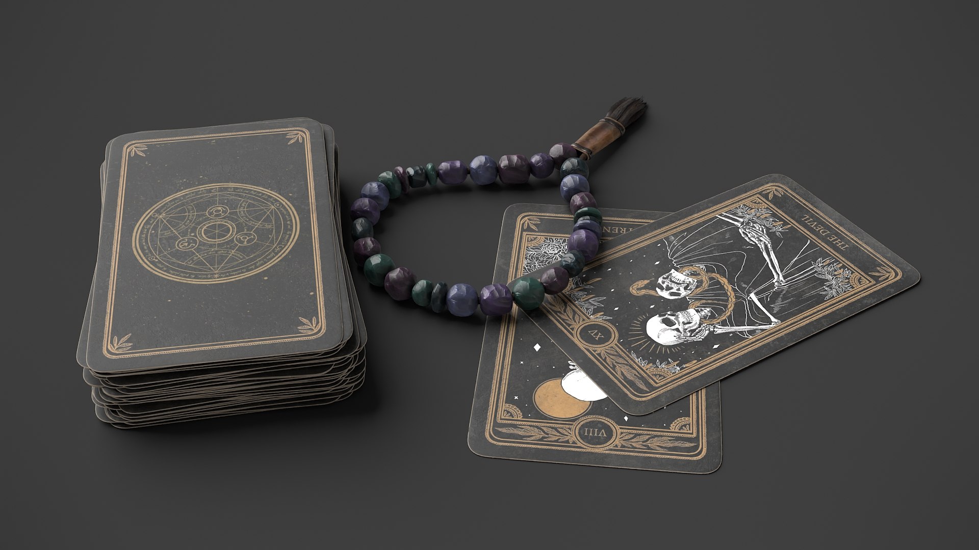 Tarot Cards and Beads 3D https://p.turbosquid.com/ts-thumb/We/72w4qg/Yy/preview_0002/jpg/1633537654/1920x1080/fit_q87/f7b396443fb605a2ccd684abc6d1a77f2232c4b0/preview_0002.jpg