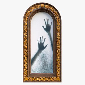 Picture frame with wood carvings