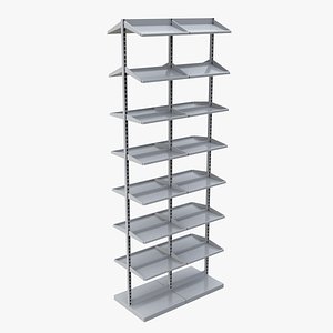 Store Pharmacy See Through Shelving Unit