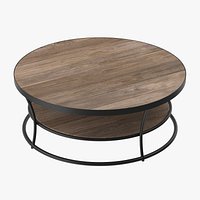 Patio Coffee Table Round 02