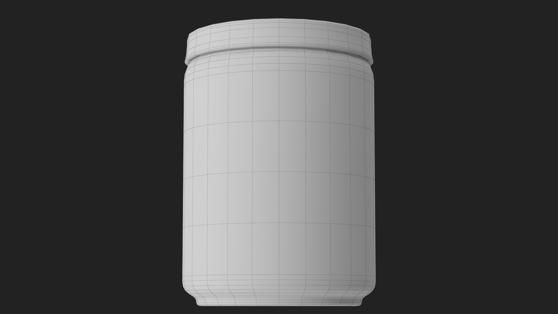 Glass jar metal lid 3D model - TurboSquid 1644082