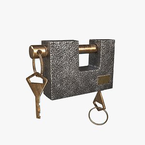 3D Padlock 8