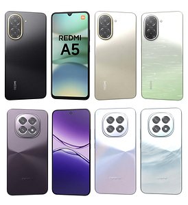 Xiaomi Redmi A5 4G And OPPO A5 China 3D