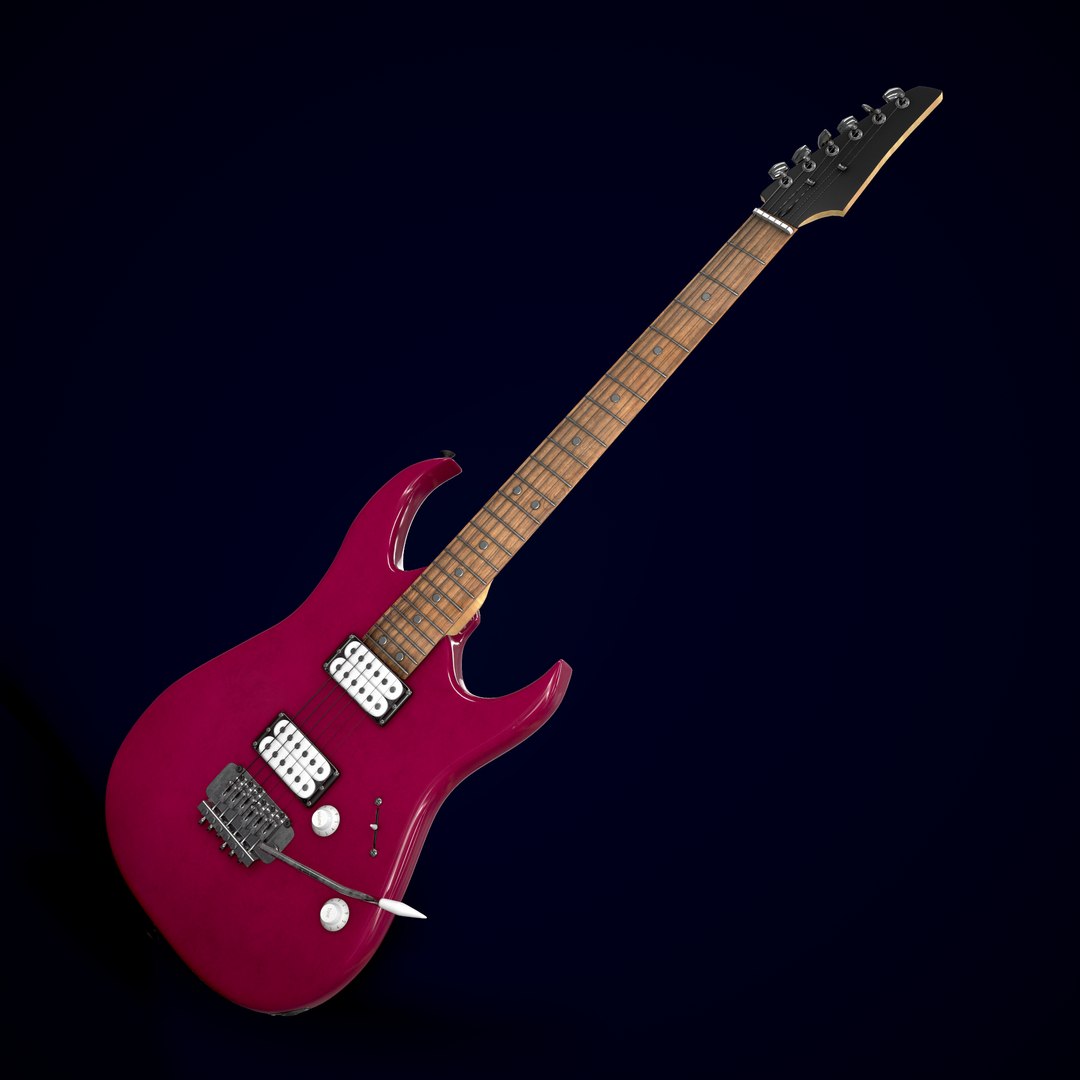 Electric Guitar Homage HEG-381 Model - TurboSquid 1783540