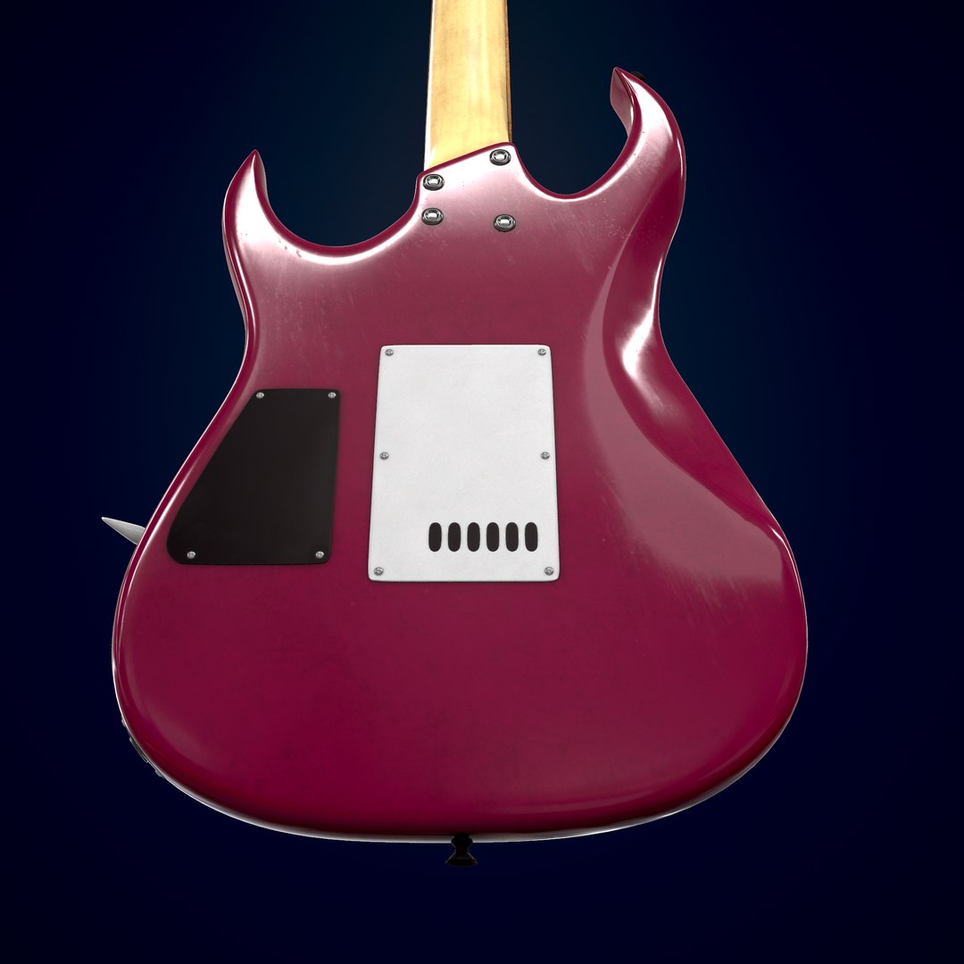 Electric Guitar Homage HEG-381 Model - TurboSquid 1783540