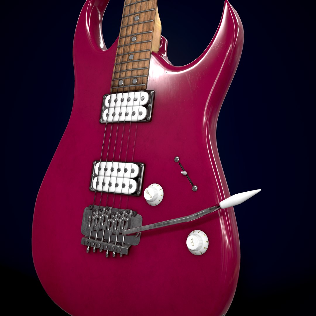 Electric Guitar Homage HEG-381 Model - TurboSquid 1783540