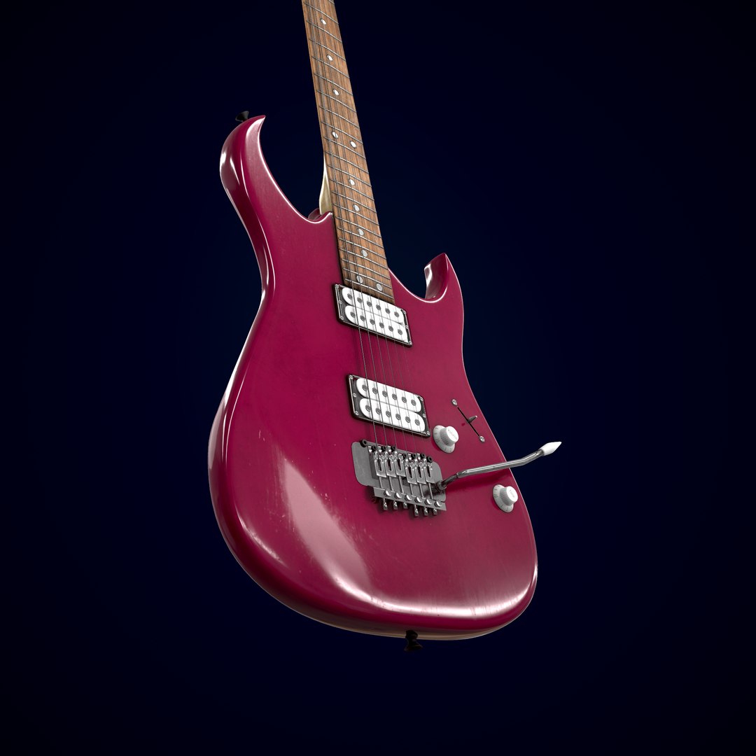 Electric Guitar Homage HEG-381 Model - TurboSquid 1783540