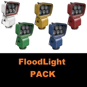 floodlight pack 3D model