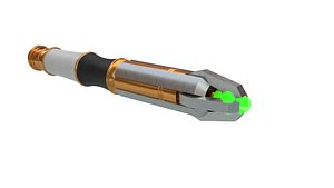 doctor sonic screwdriver 3d model