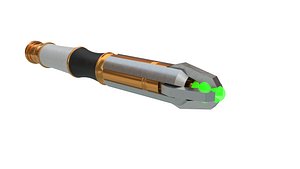 sonic screwdriver with PBR materials