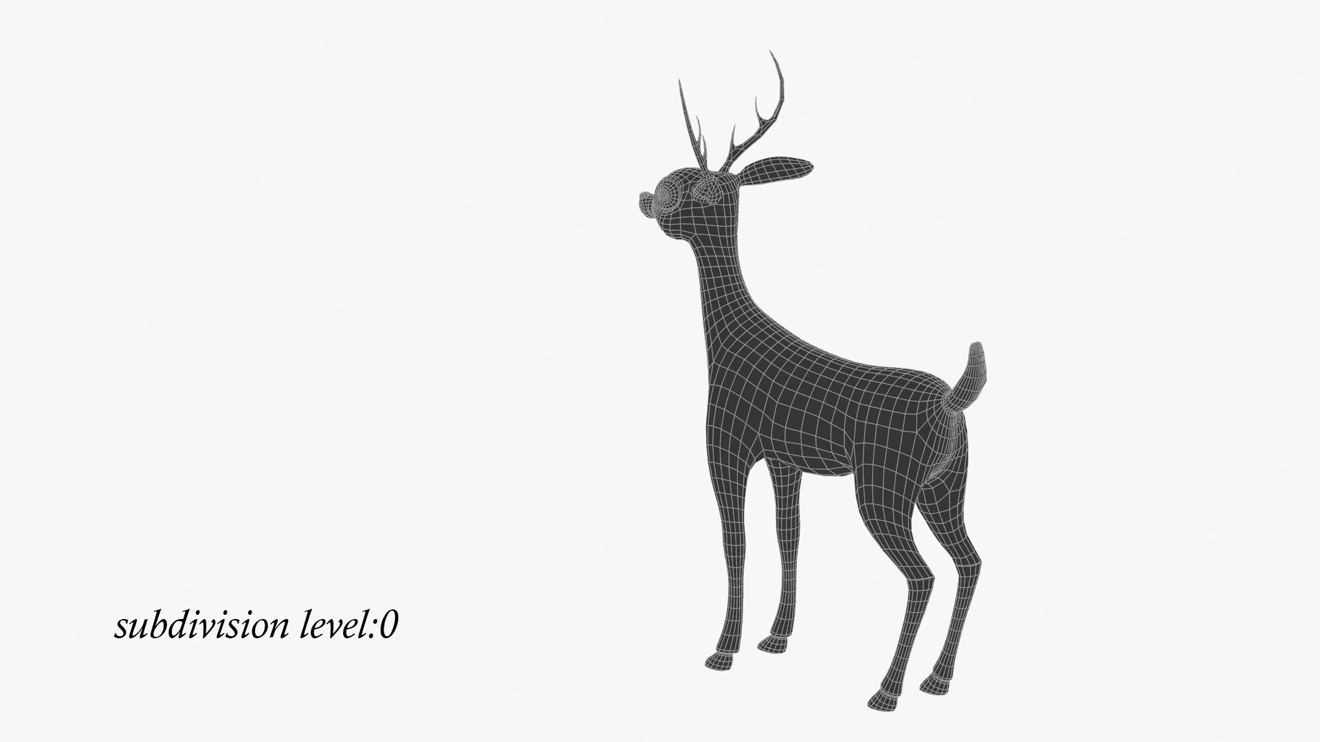 3D fawn cartoon model https://p.turbosquid.com/ts-thumb/We/Iqa8j0/YP/wireframe_2/jpg/1608160059/1920x1080/fit_q87/c27c98f4f05be92daf441fcbe868a2b026a0f65b/wireframe_2.jpg