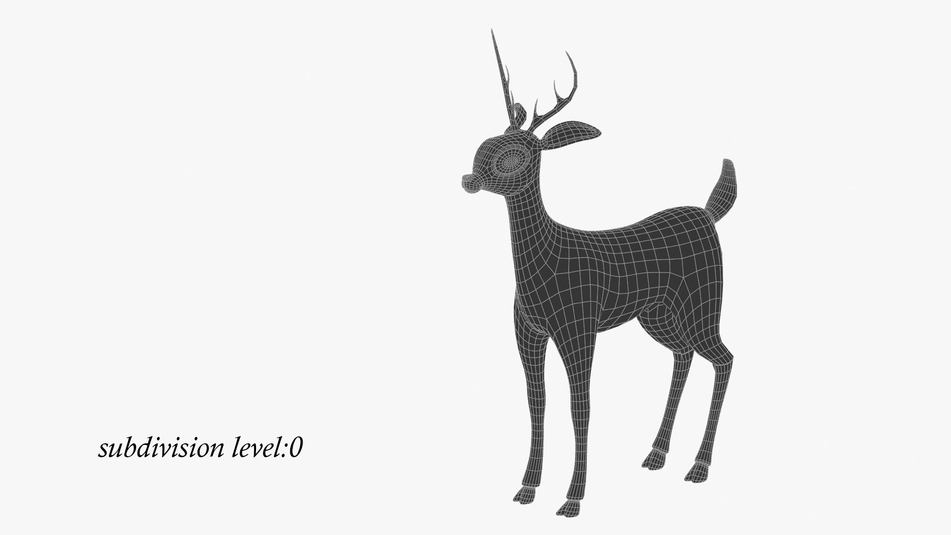 3D fawn cartoon model https://p.turbosquid.com/ts-thumb/We/Iqa8j0/cG/wireframe_1/jpg/1608160054/1920x1080/fit_q87/a7ad8f1d9f513c756728d8e798b20e012447e36e/wireframe_1.jpg