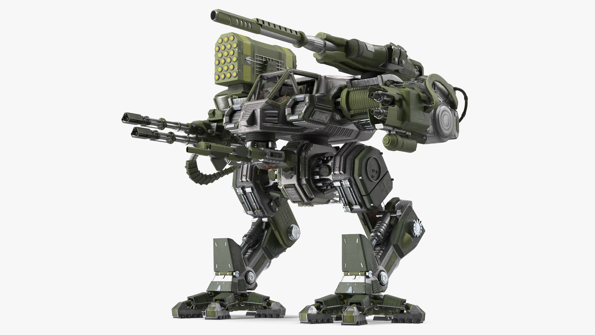 Piloted Large Robot 3D model preview
