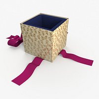 Christmas BOX Open4 Ribbon cream