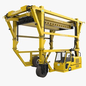 3D Combi-SC Straddle Carrier - Yellow