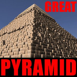 3d obj great pyramid