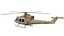 Helipuerto octogonal y helicóptero militar