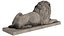 Stone Lion Sculpture Set