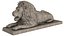 Stone Lion Sculpture Set