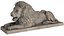 Stone Lion Sculpture Set