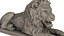 Stone Lion Sculpture Set