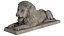 Stone Lion Sculpture Set