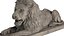 Stone Lion Sculpture Set