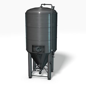Fermentation tank brewery distillery 3D model