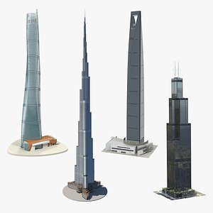 3D skyscrapers 2 model
