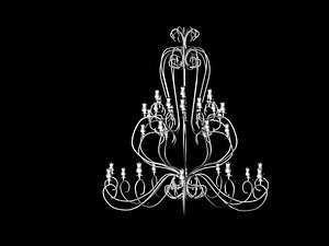 3d lamp chandelier model