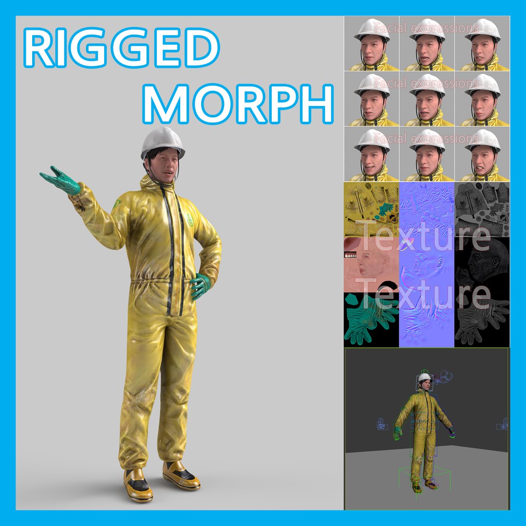 3D model workman safety - TurboSquid 1509919