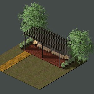 Garden 24L07 3D model