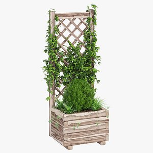 Planter With Lattice 1