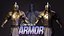 Game Ready Silver Armorローポリ3Dモデル