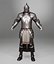 Game Ready Silver Armorローポリ3Dモデル