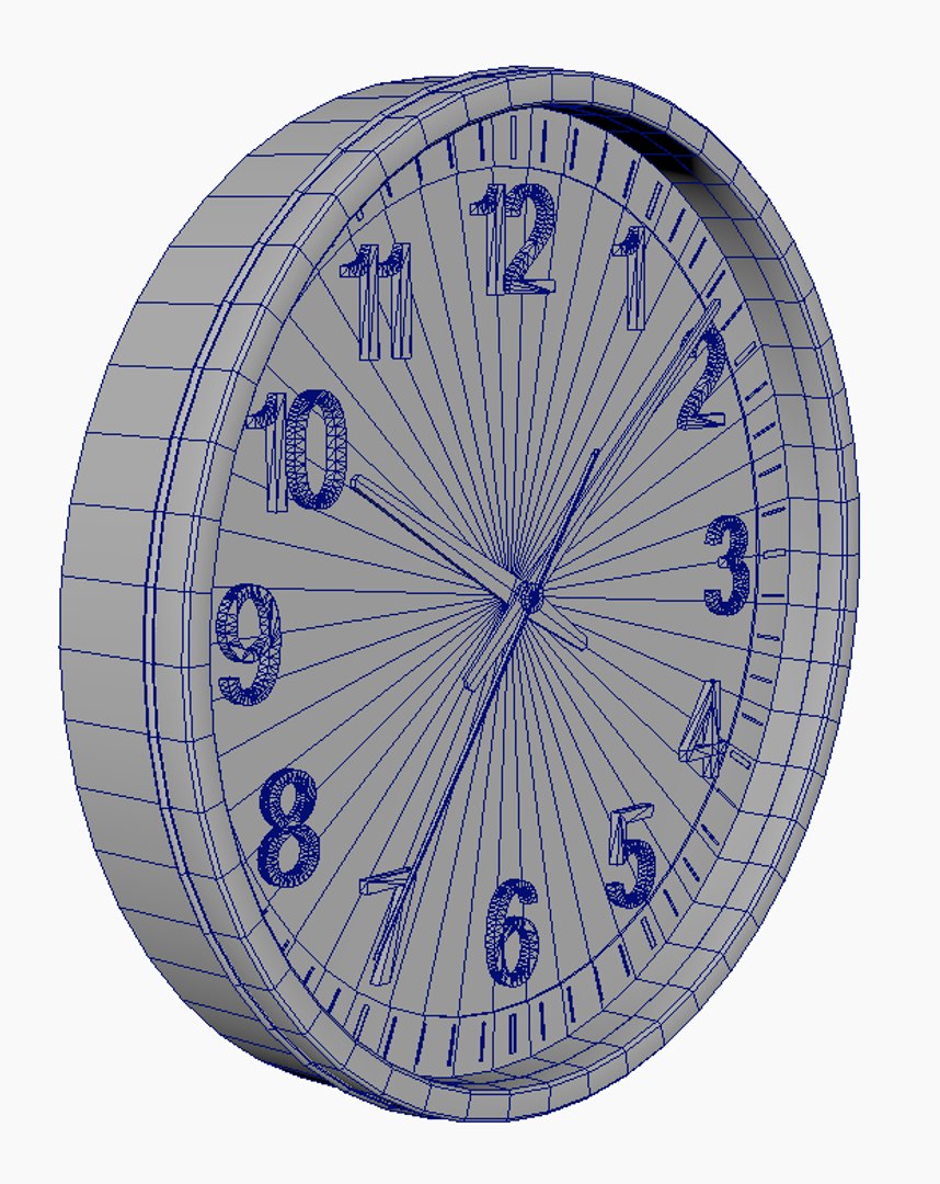3D model school clock pbr - TurboSquid 1408270