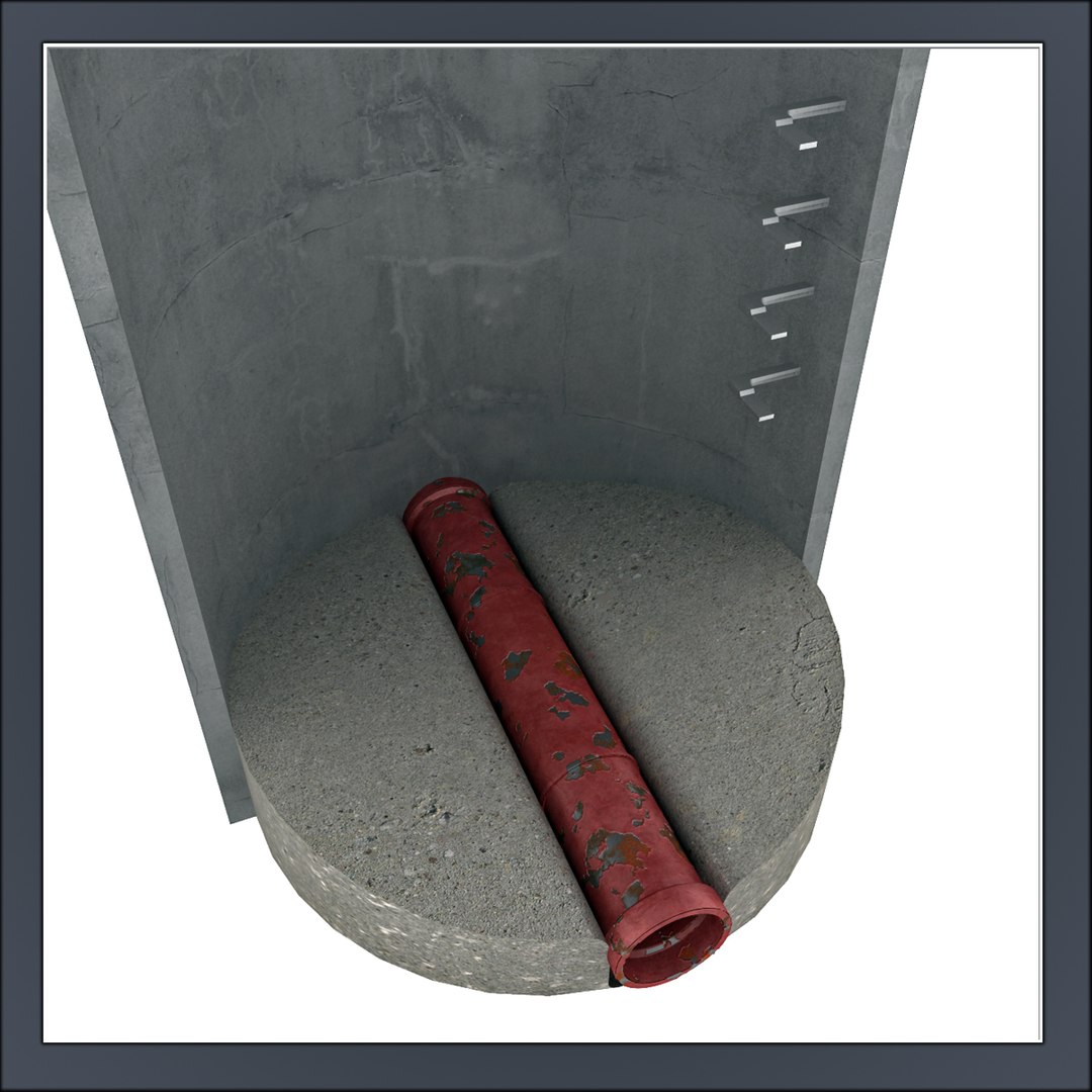 3d Model 2 Manholes Version