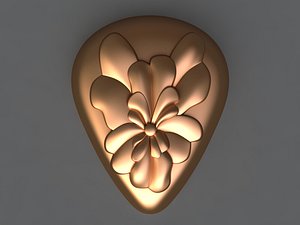 flower mold hand 3D model