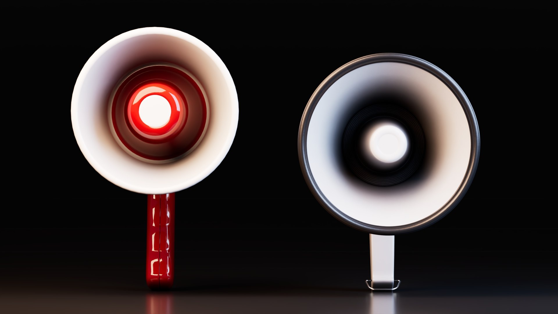 Realistic Dual Megaphones model https://p.turbosquid.com/ts-thumb/We/vF4lyu/6X/preview3/jpg/1761119188/1920x1080/fit_q87/731ed11fdbc58879a7b832369ebb6989b0287025/preview3.jpg
