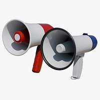 Realistic Dual Megaphones