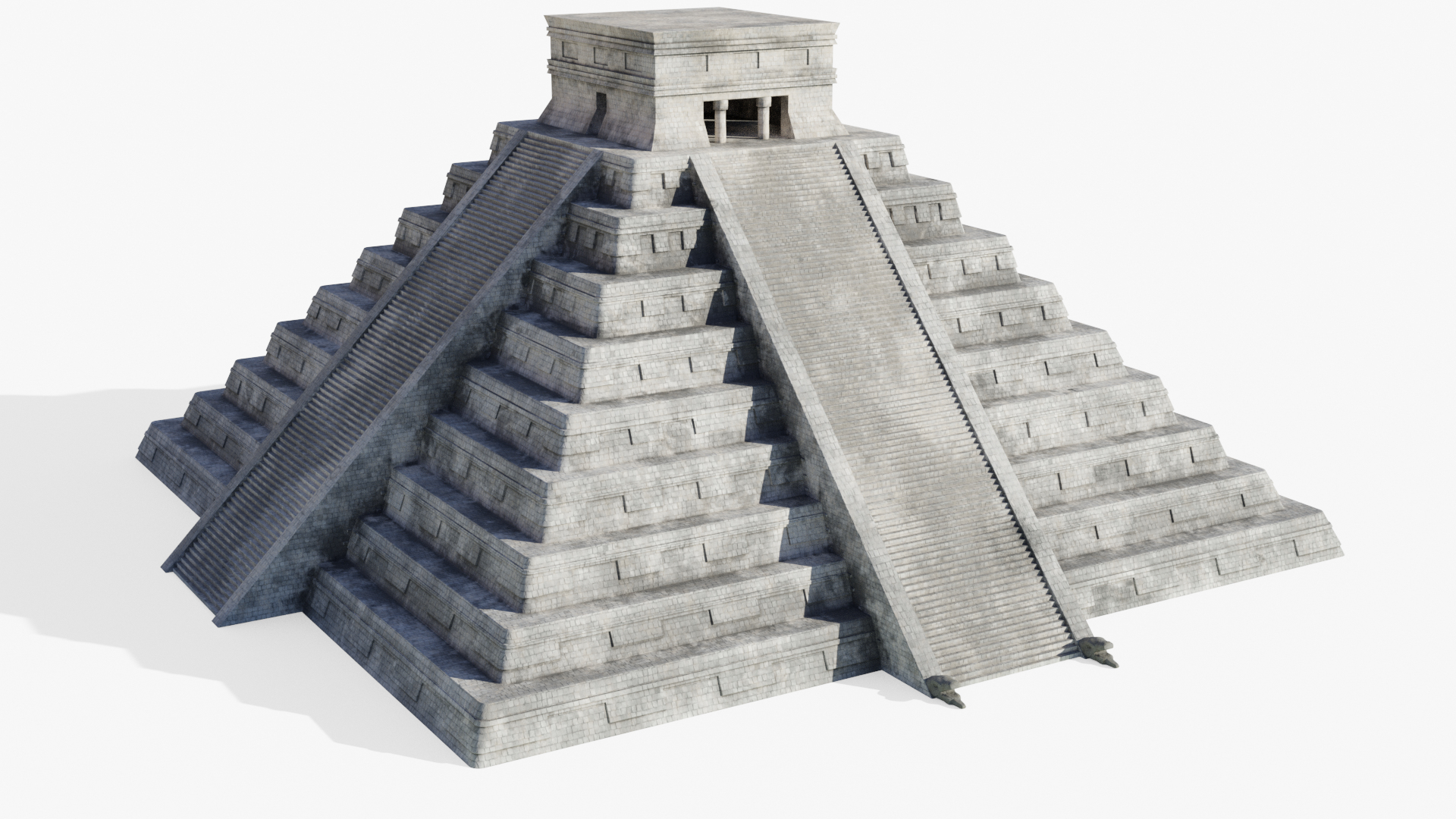 3d Model Chichen Itza Pyramid - Turbosquid 1527871