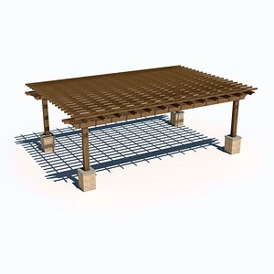 3dsmax pergola